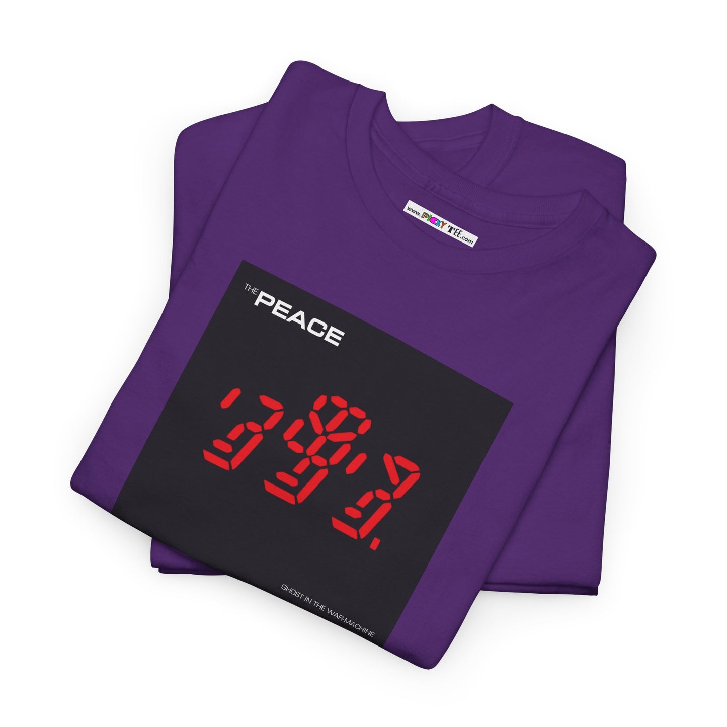 the PEACE ghost in the war-machine Unisex Heavy Cotton Tee