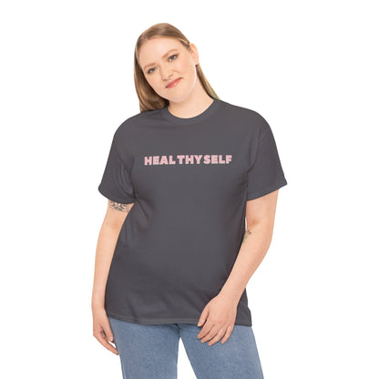 HEAL THY SELF Unisex Heavy Cotton Tee