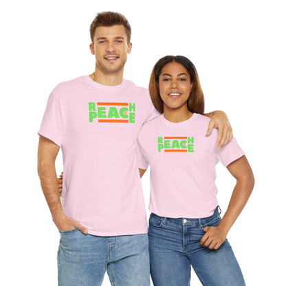 REACH PEACE Unisex Heavy Cotton Tee