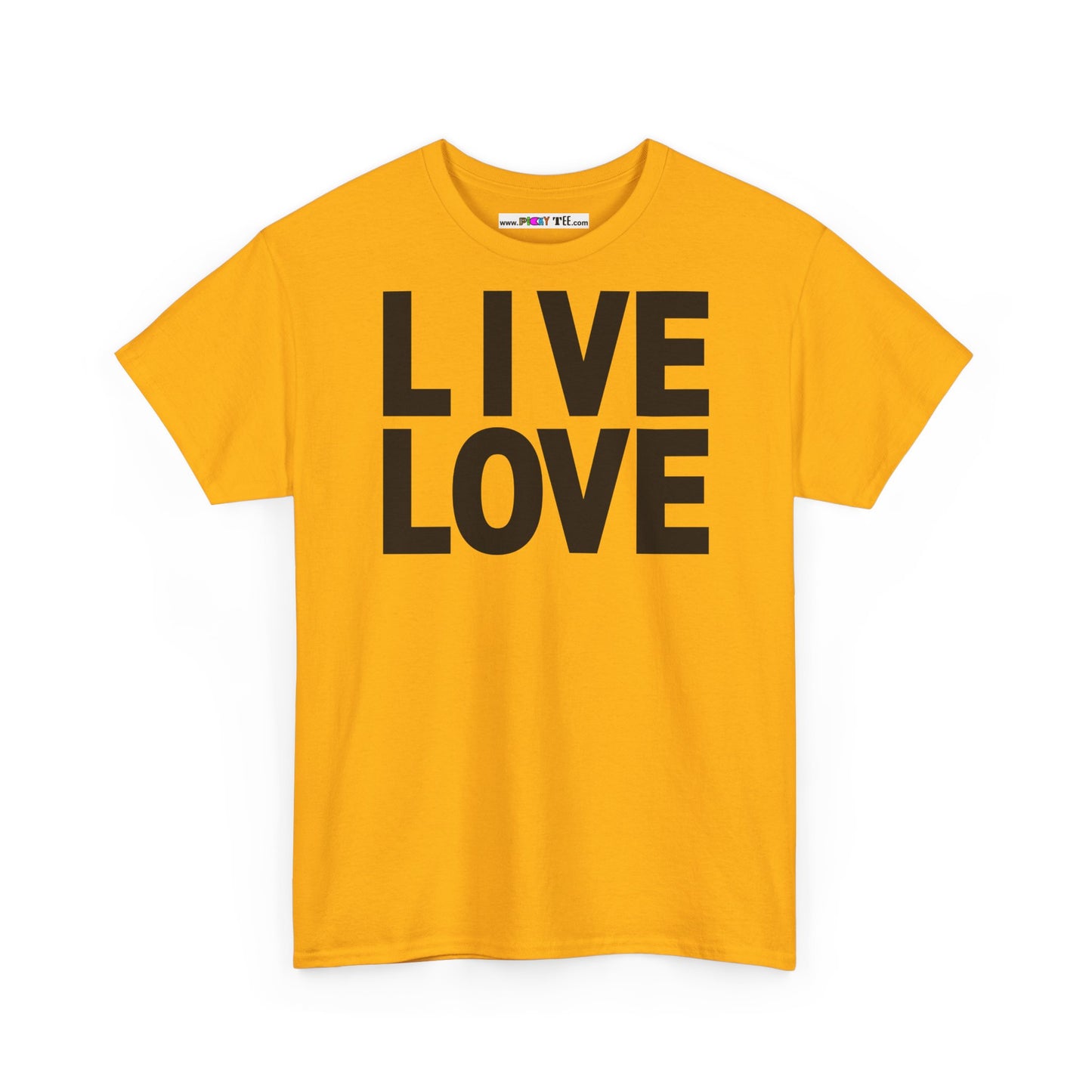 LIVE LOVE Unisex Heavy Cotton Tee