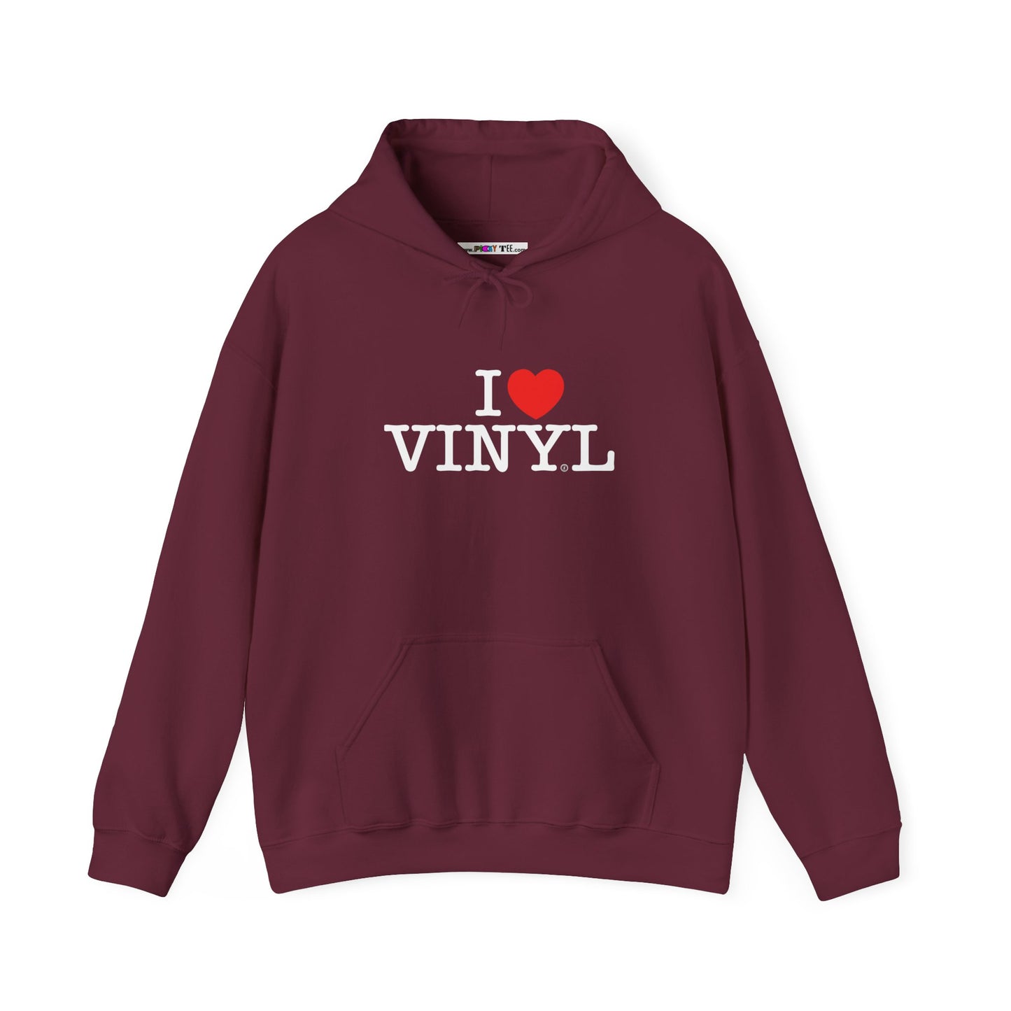 I ❤️ VINYL Unisex Heavy Blend™ Hooded Sweatshirt