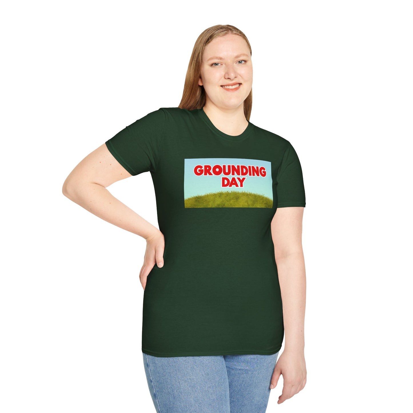 GROUNDING DAY Unisex Softstyle 100% Cotton T-Shirt