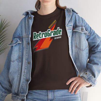 MERCURY RETROGRADE, SHIT HAPPENS Unisex Heavy Cotton Tee