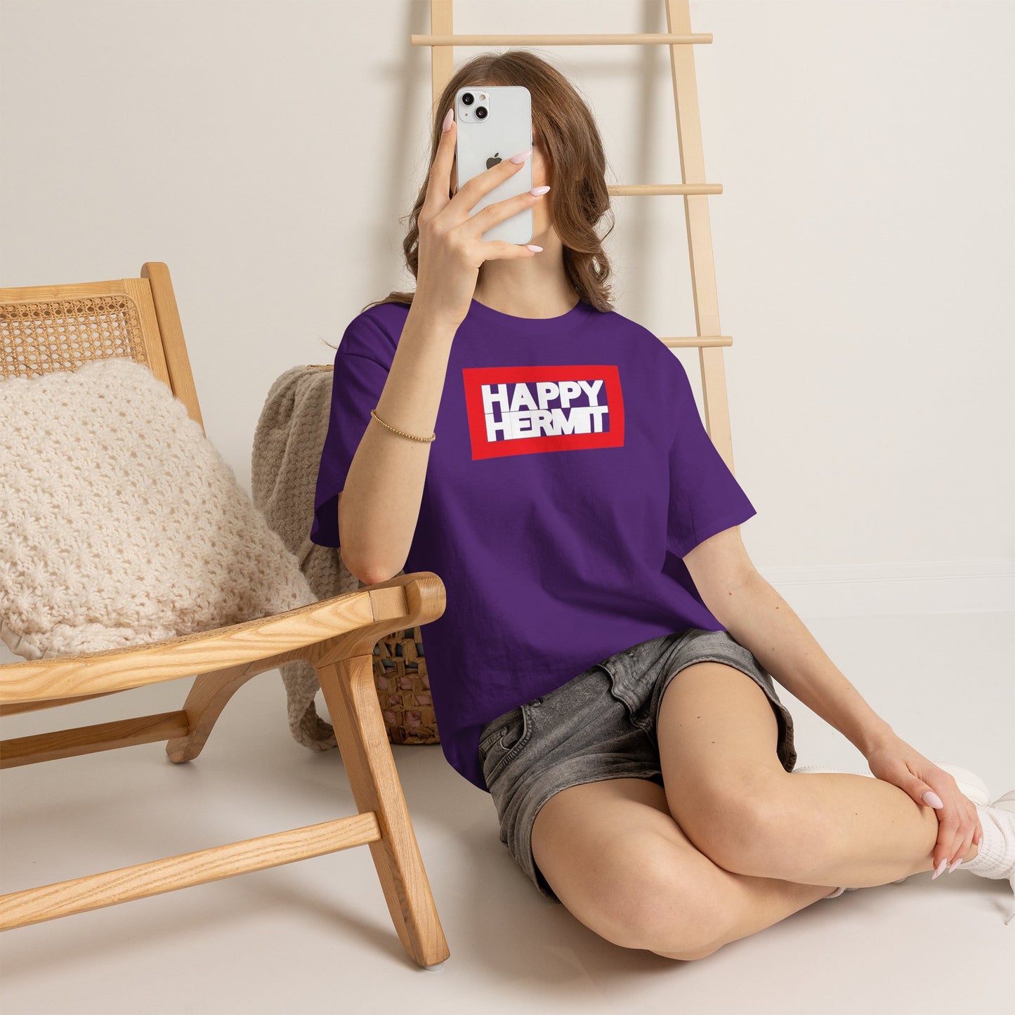 HAPPY HERMIT Unisex Heavy Cotton Tee