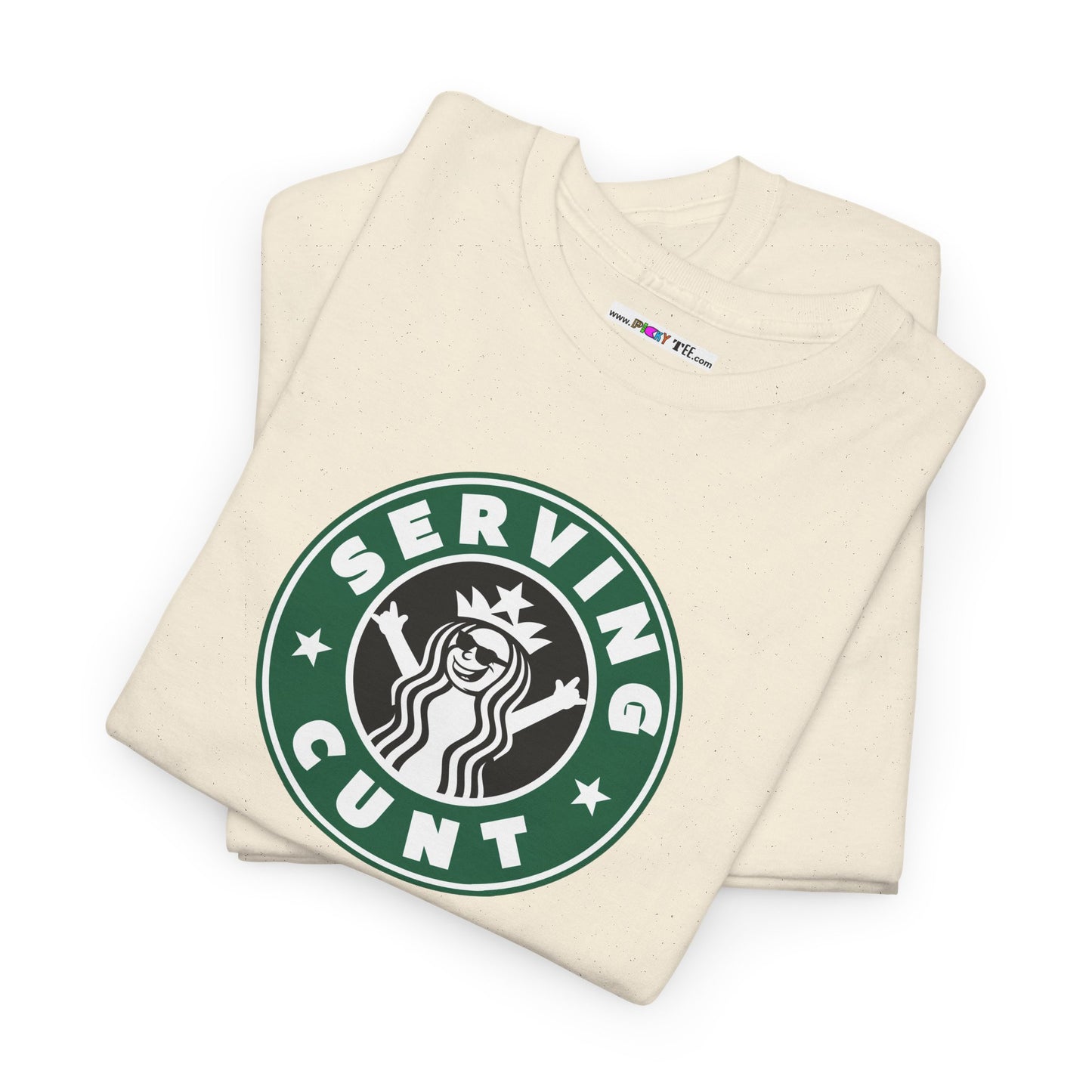 SERVINGCUNT Unisex Heavy Cotton Tee