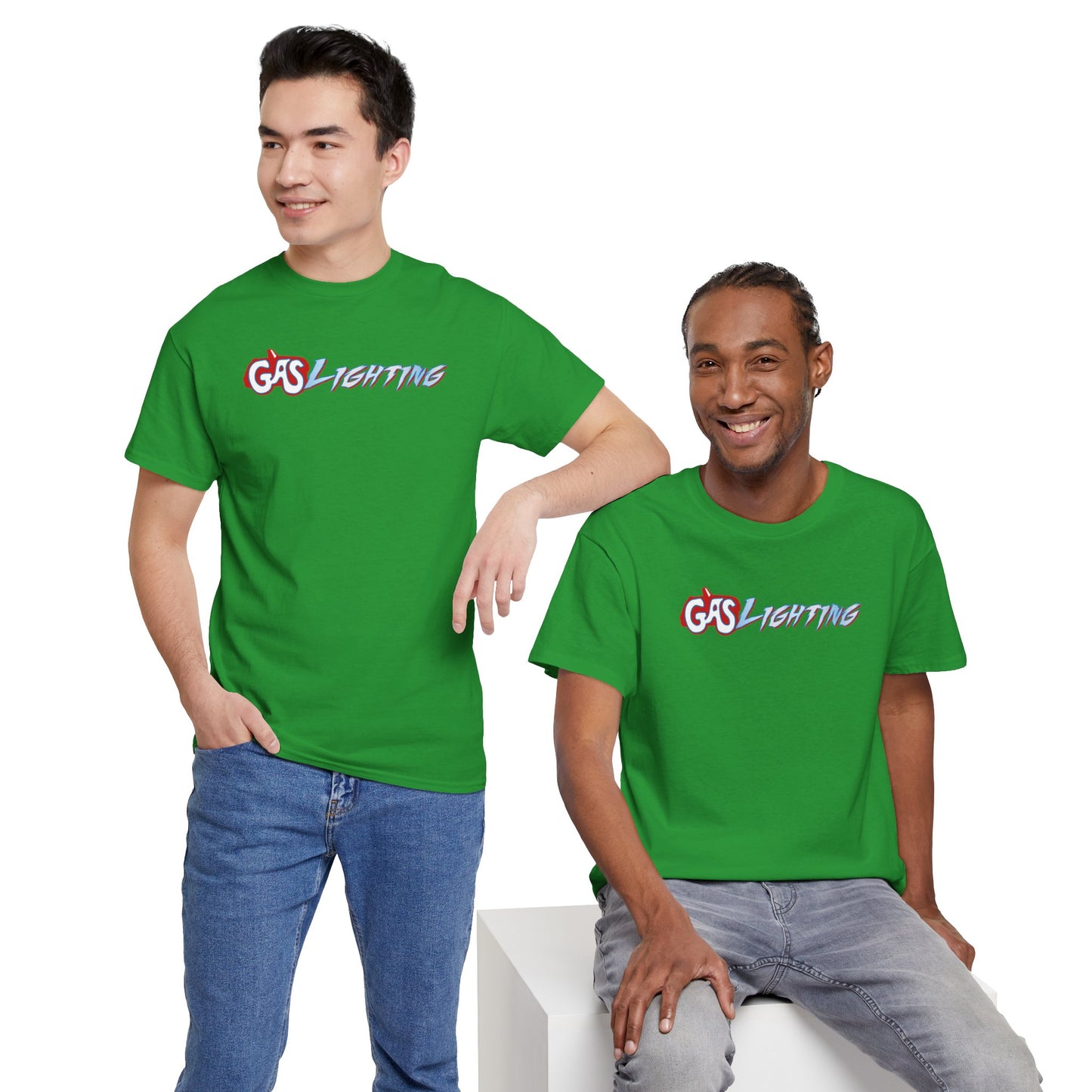 GAS LIGHTING Unisex Heavy Cotton Tee