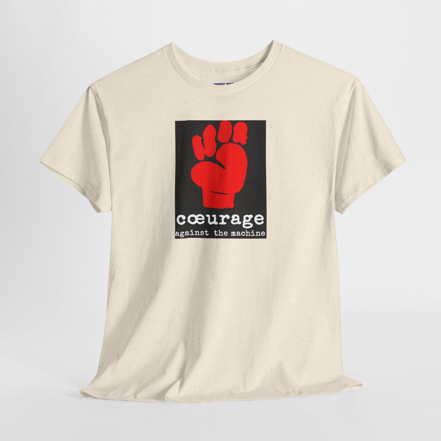 cœurage against the machine Unisex Heavy Cotton Tee