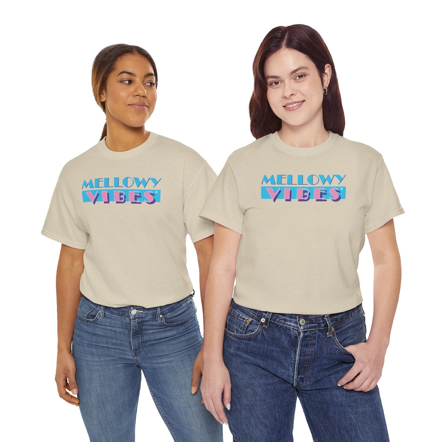 MELLOWY VIBES Unisex Heavy Cotton Tee