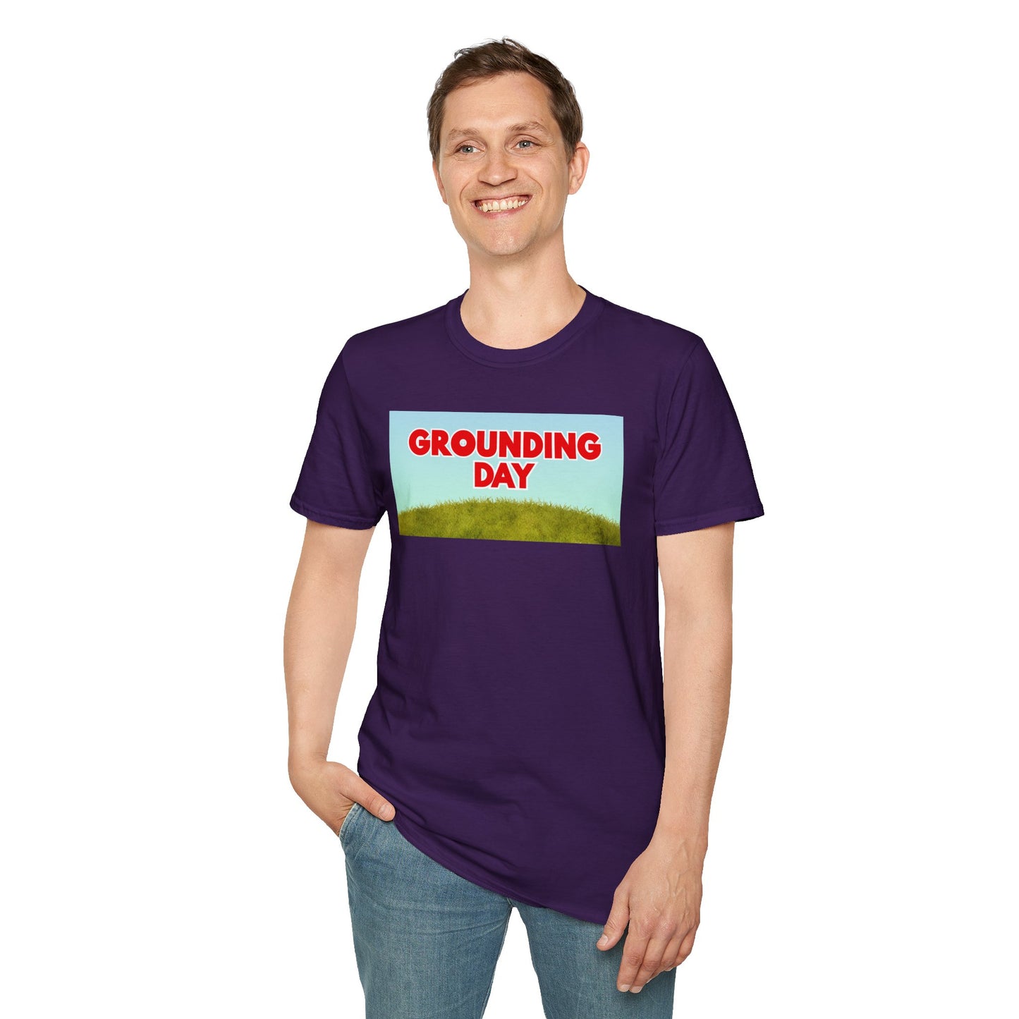 GROUNDING DAY Unisex Softstyle 100% Cotton T-Shirt