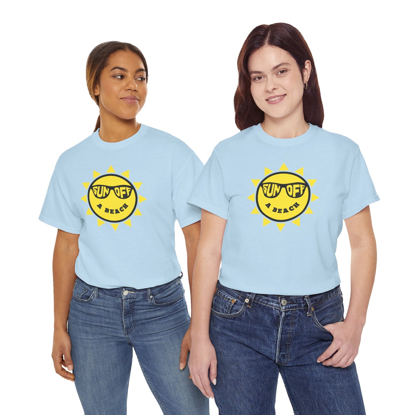 SUN OFF A BEACH Unisex Heavy Cotton Tee