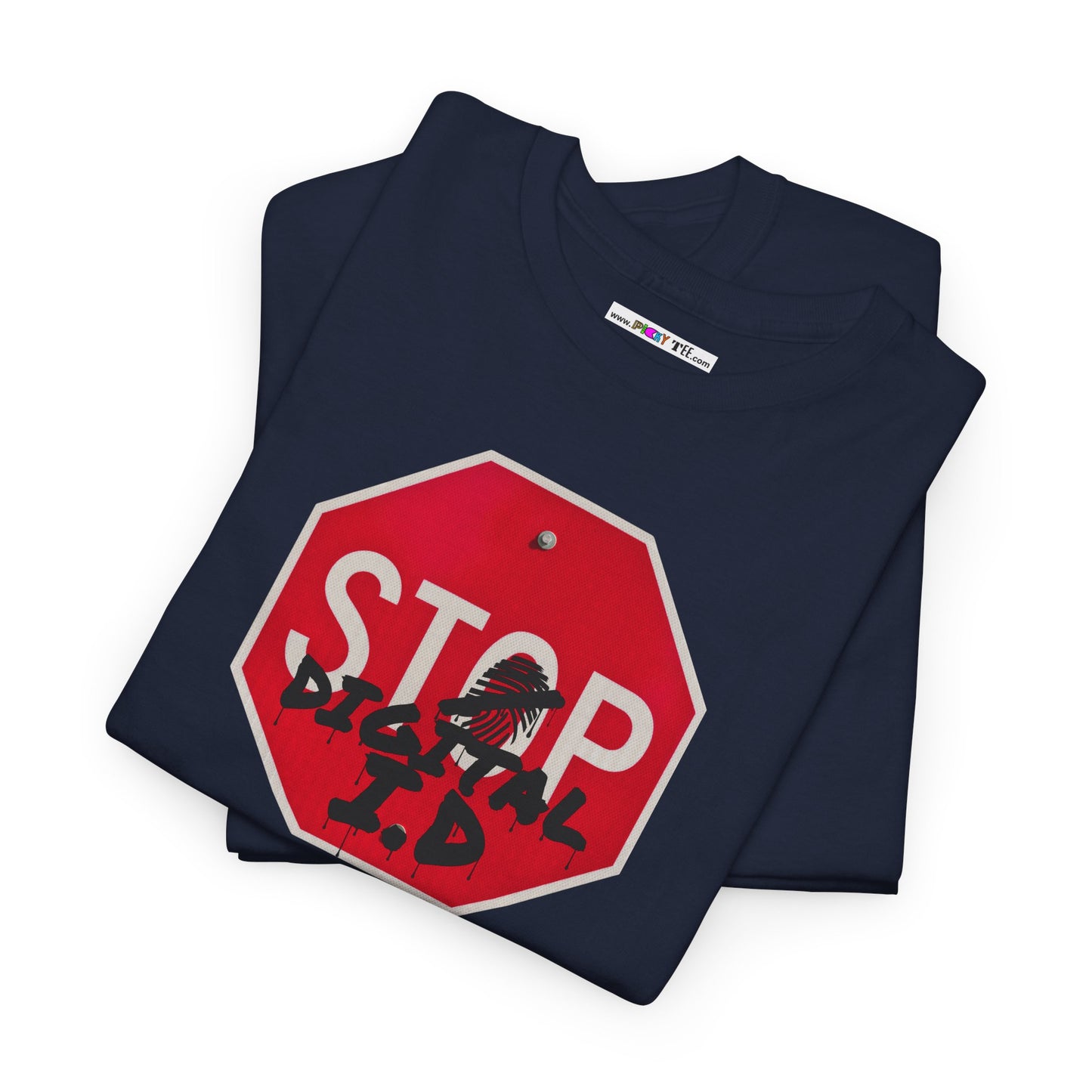 STOP digital i.d Unisex Heavy Cotton Tee