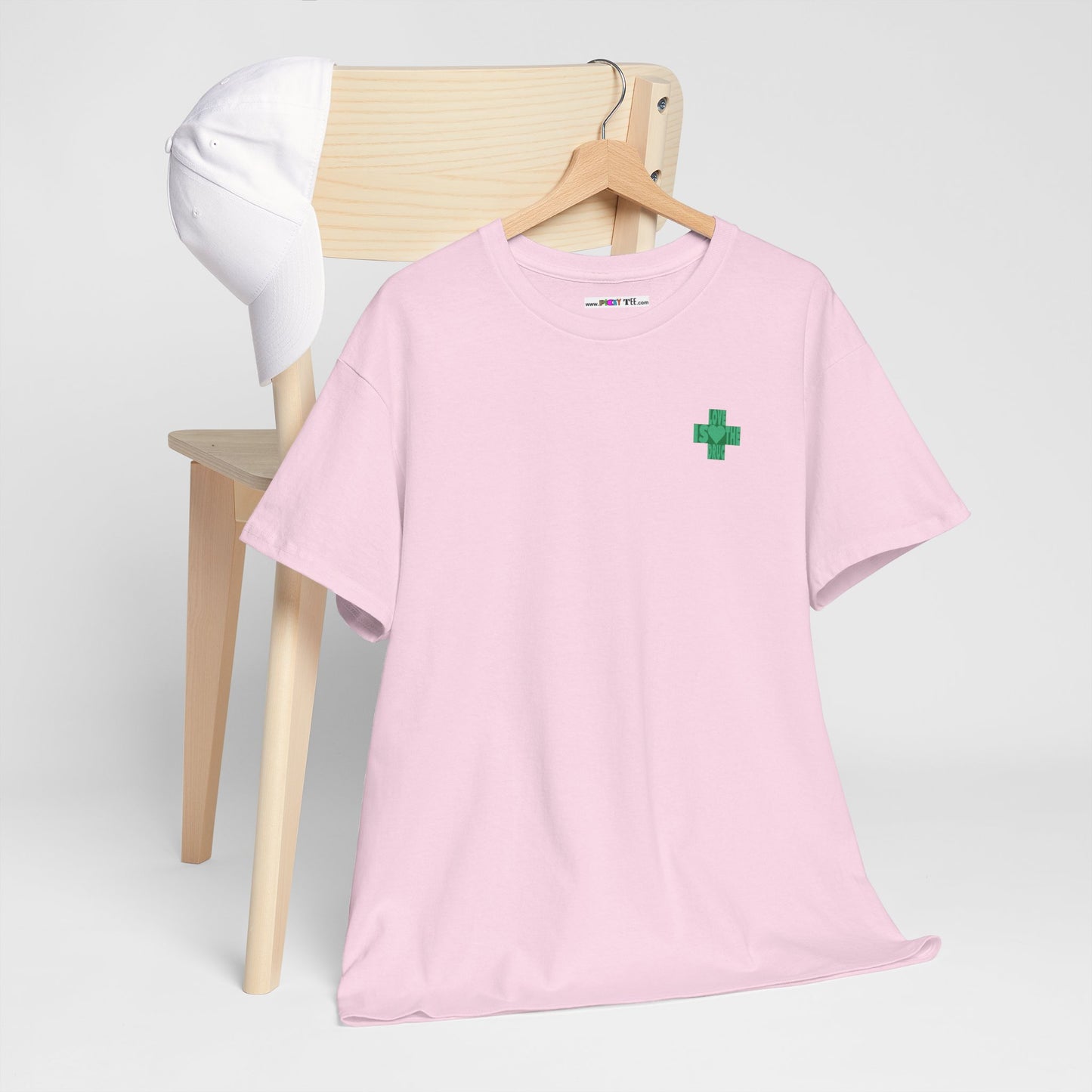 LOVE IS THE DRUG Unisex Heavy Cotton Tee