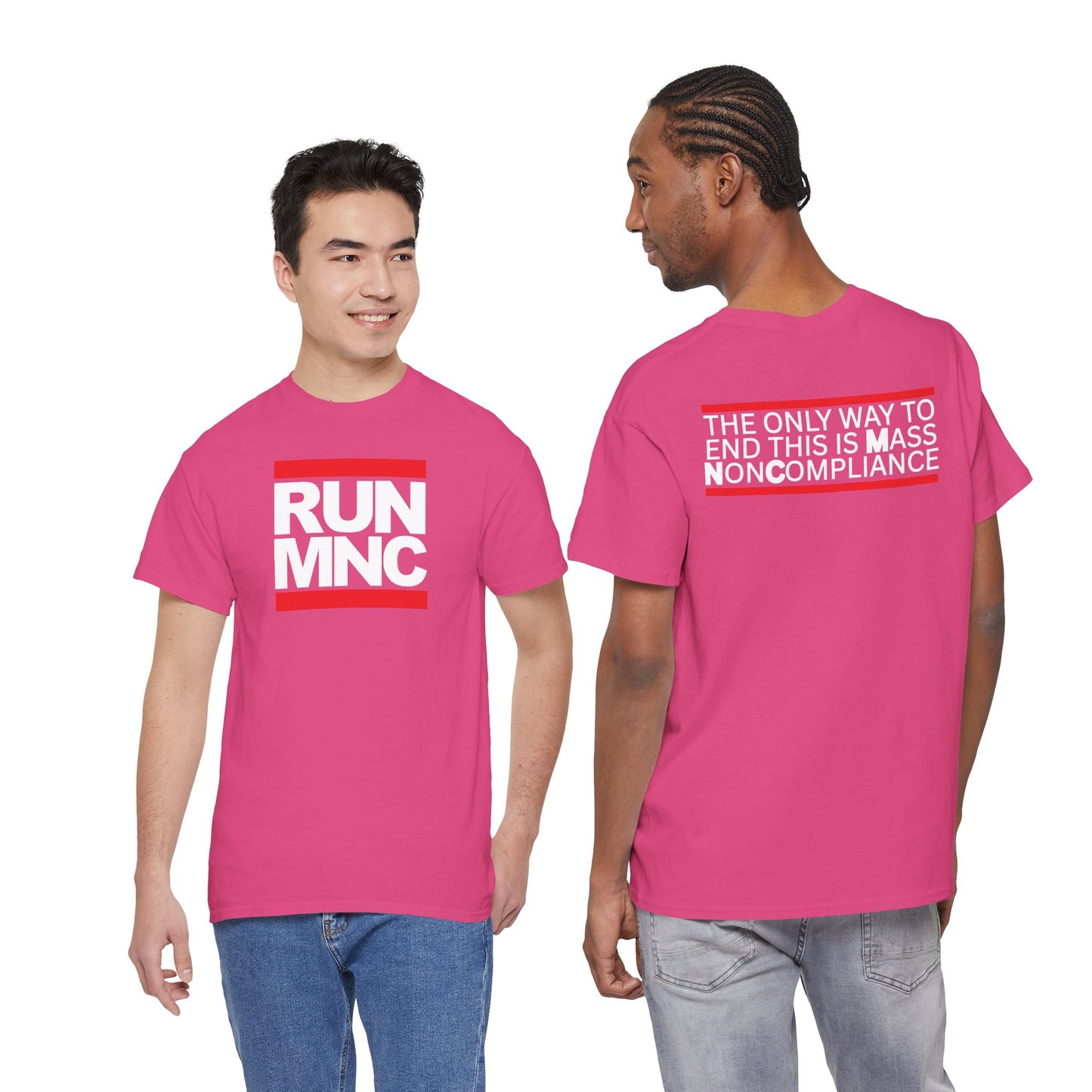 RUNMNC Unisex Heavy Cotton Tee