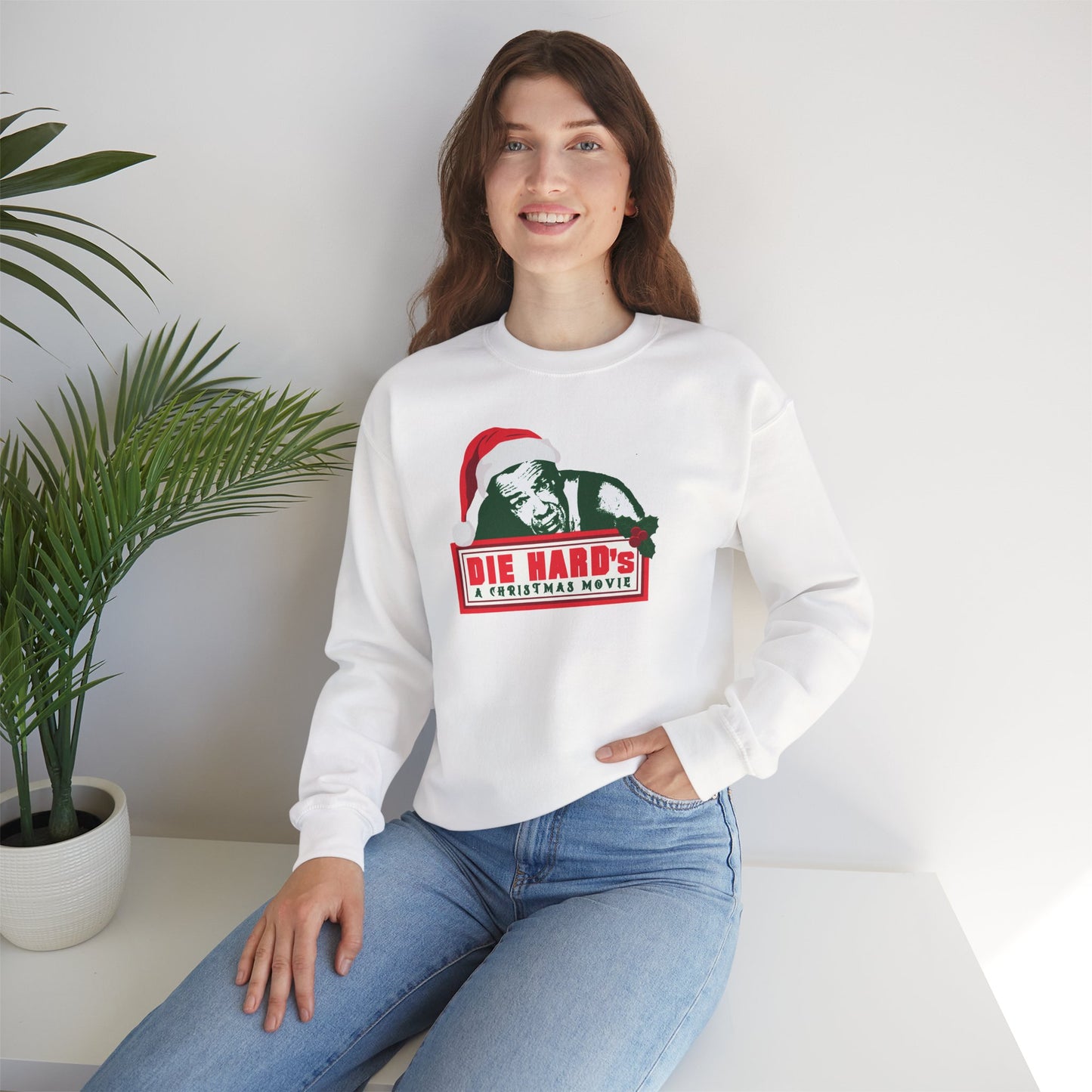 DIE HARD'S A CHRISTMAS MOVIE Unisex Heavy Blend™ Crewneck Sweatshirt