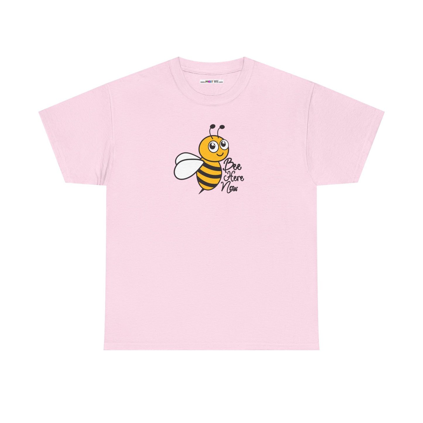 Bee Here Now Unisex Heavy Cotton Tee