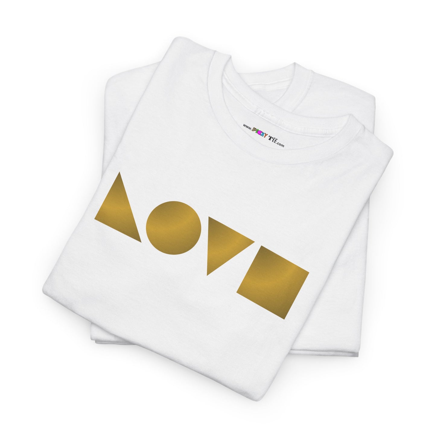 SHAPES OF MY LOVE Unisex Heavy Cotton Tee