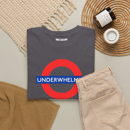 UNDERWHELMED Unisex Heavy Cotton Tee