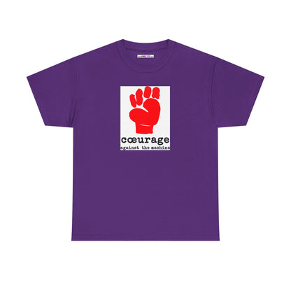 cœurage against the machine Unisex Heavy Cotton Tee
