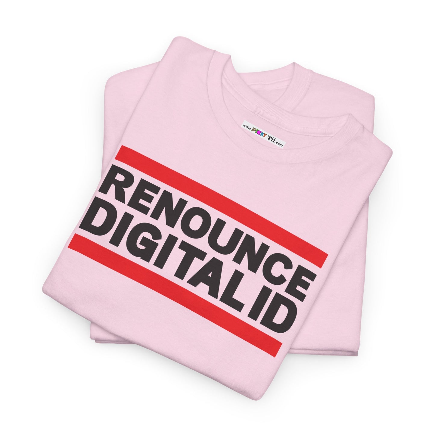 RENOUNCE DIGITAL ID Unisex Heavy Cotton Tee