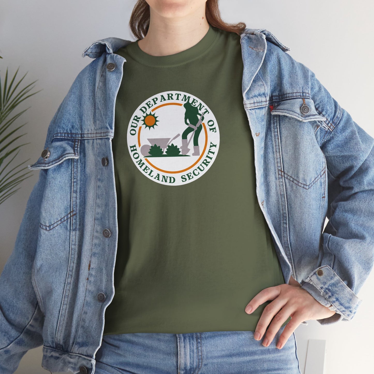 HOMELAND SECURITY (OUR DEPARTMENT OF) Unisex Heavy Cotton Tee