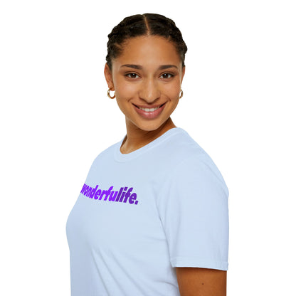 wonderfuLIFE. Unisex Softstyle 100% Cotton T-Shirt