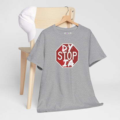 STOP DYSTOPIA Unisex Heavy Cotton Tee