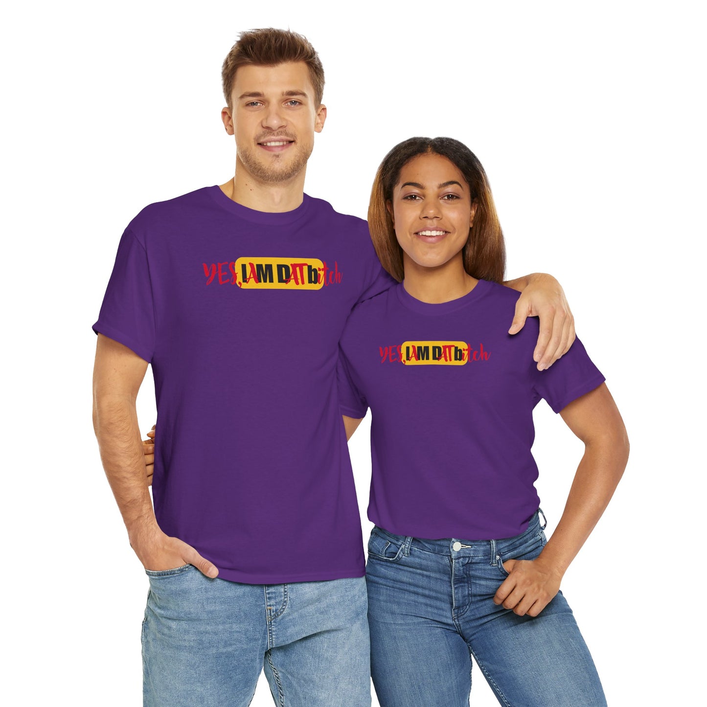 YES, IAMDATbitch Unisex Heavy Cotton Tee