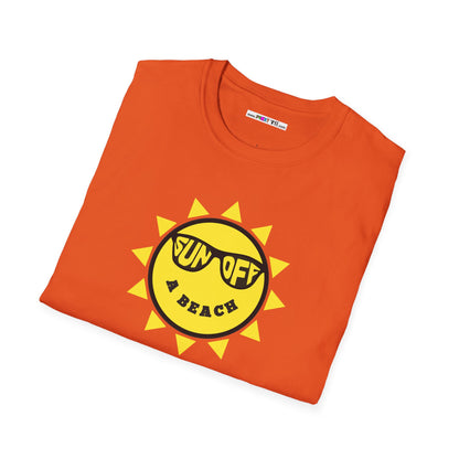 SUN OFF A BEACH Unisex Softstyle 100% Cotton T-Shirt