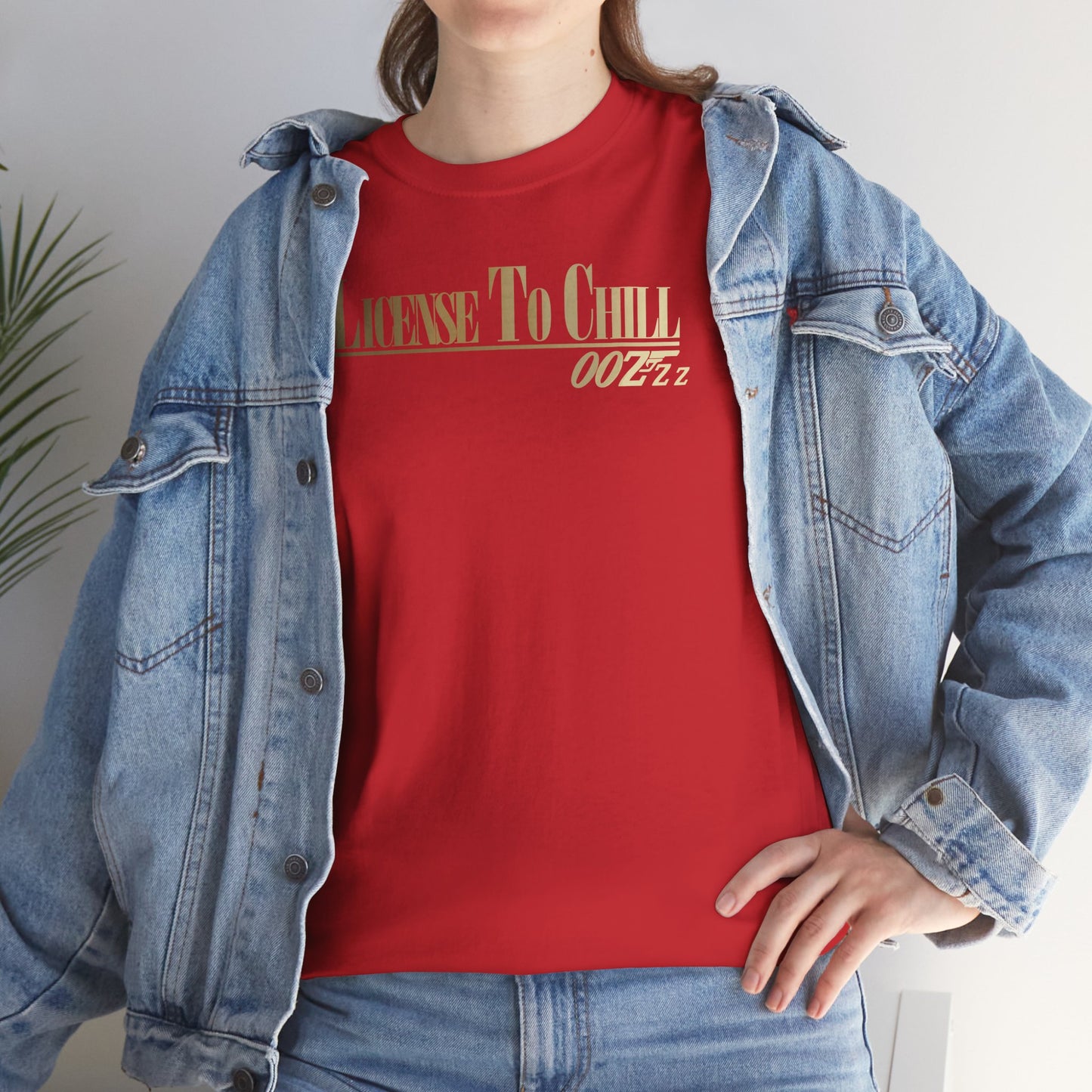 LICENSE TO CHILL 00Zzz Unisex Heavy Cotton Tee