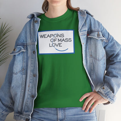 WEAPONS OF MASS LOVE Unisex Heavy Cotton Tee
