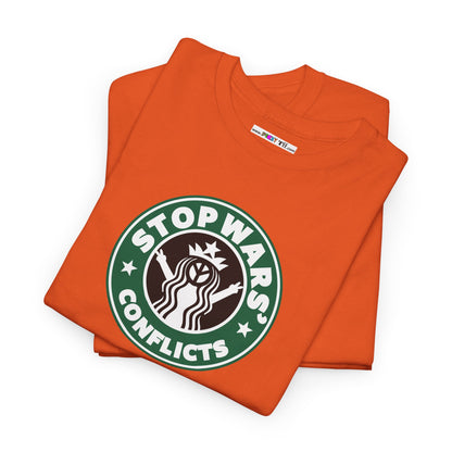 STOP WARS' CONFLICTS Unisex Heavy Cotton Tee