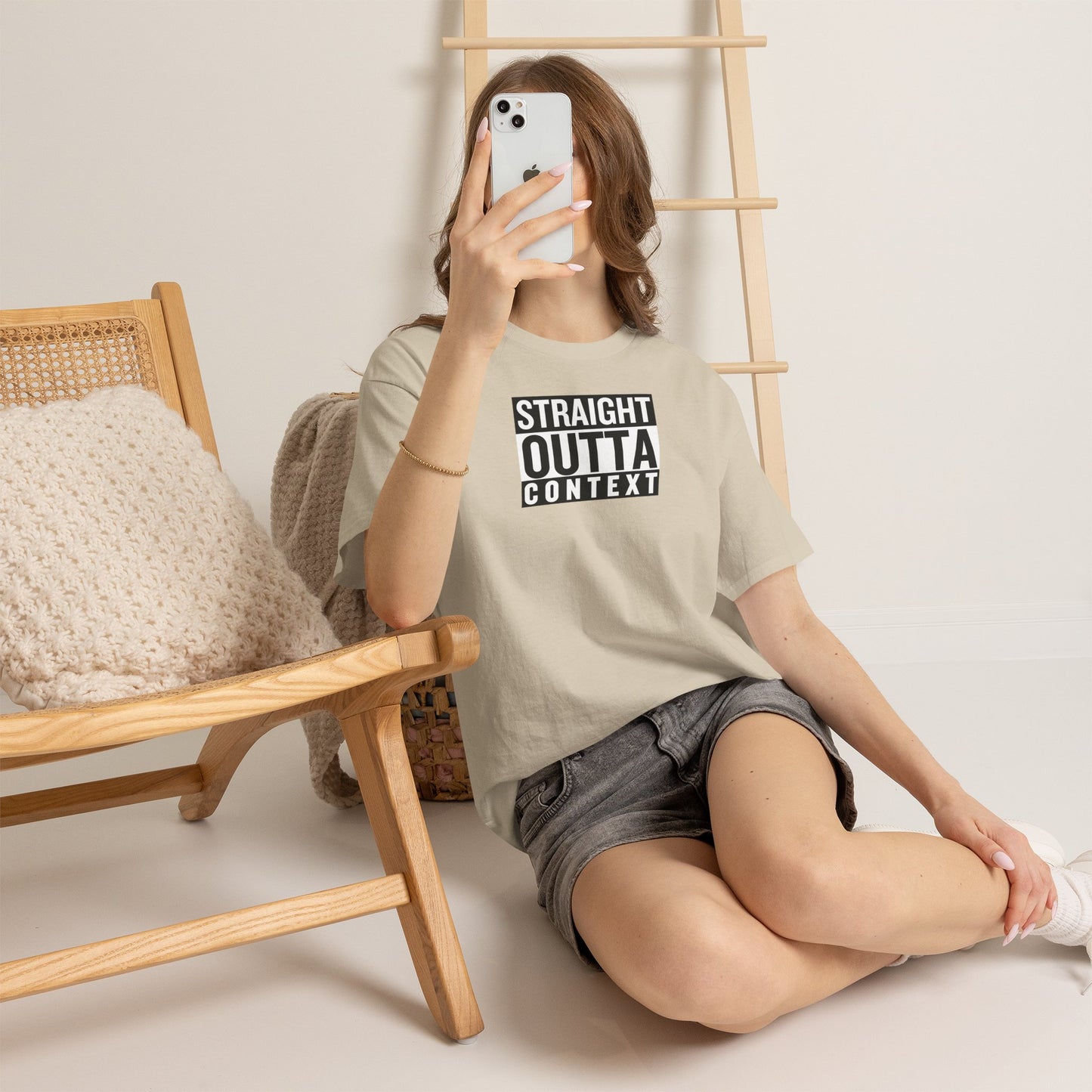 STRAIGHT OUTTA CONTEXT Unisex Heavy Cotton Tee