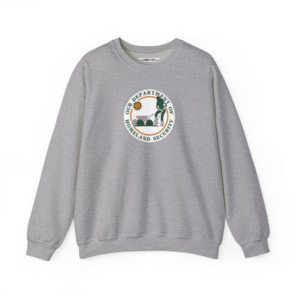 HOMELAND SECURITY (OUR DEPARTMENT OF)  Unisex Heavy Cotton Sweatshirt