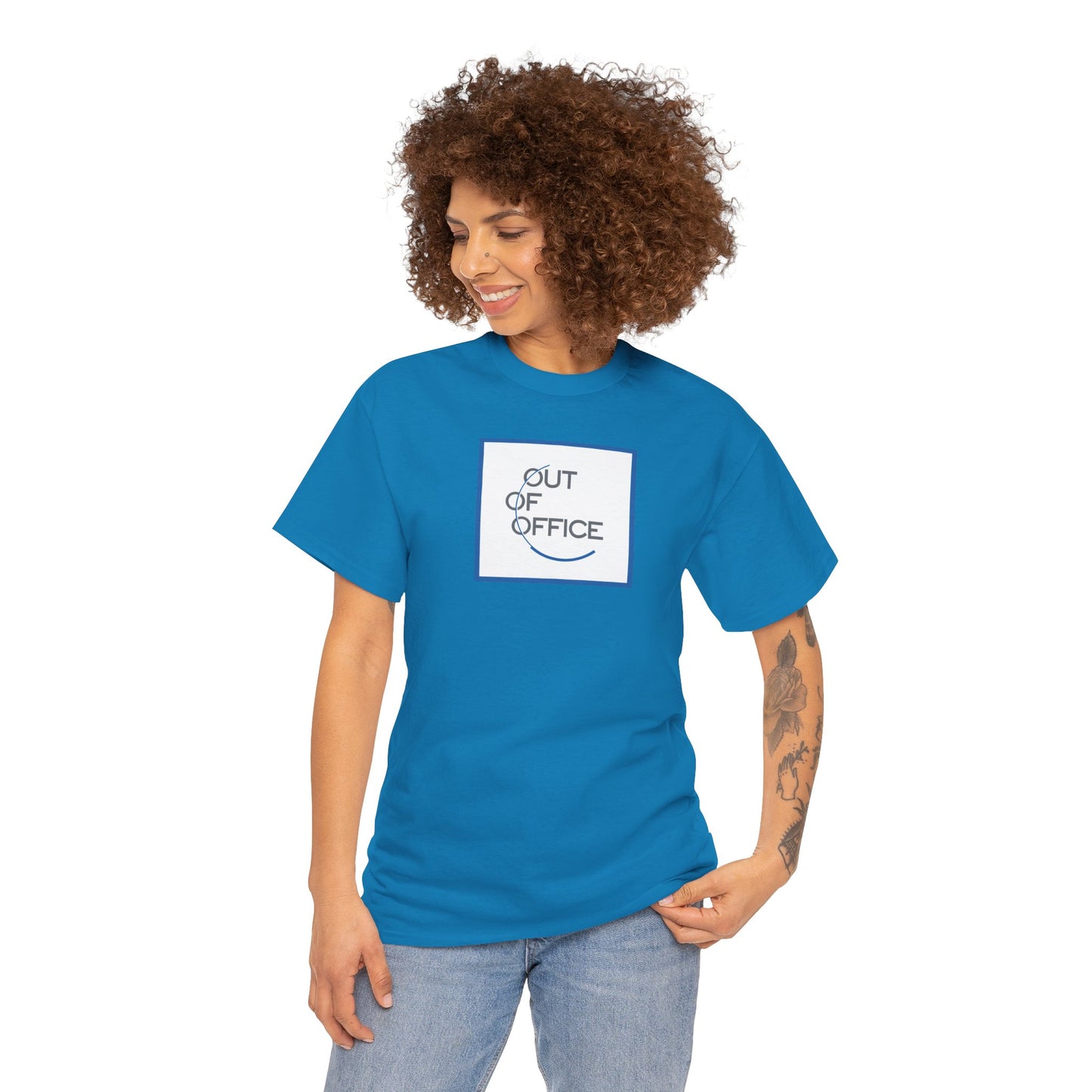 OUT OF OFFICE Unisex Heavy Cotton Tee