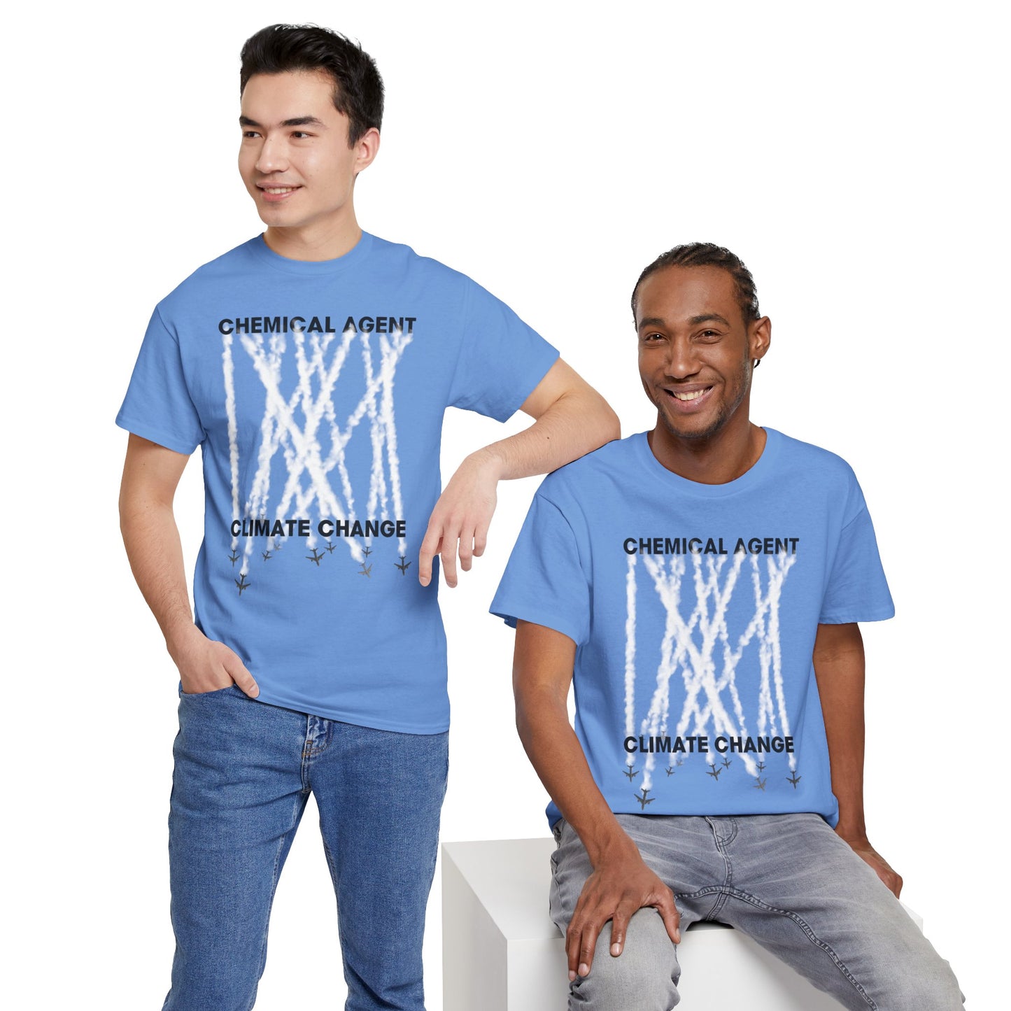 CHEMICAL AGENT/CLIMATE CHANGE Unisex Heavy Cotton Tee