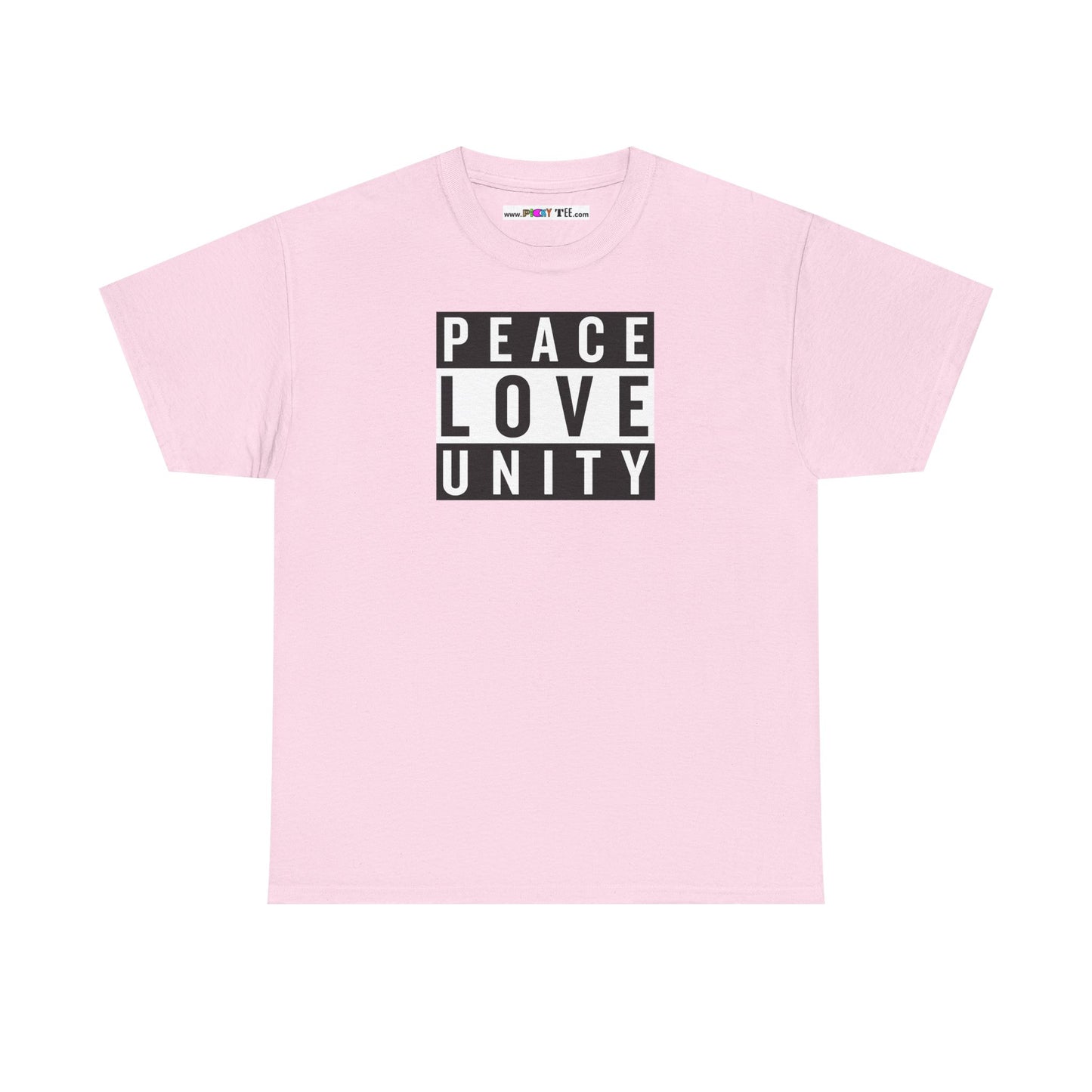 PEACELOVEUNITY Unisex Heavy Cotton Tee