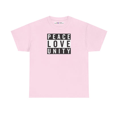 PEACELOVEUNITY Unisex Heavy Cotton Tee