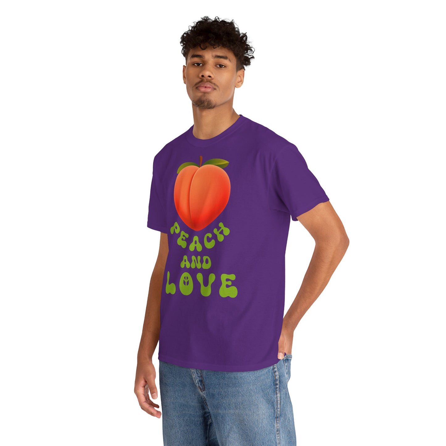 PEACH AND LOVE Unisex Heavy Cotton Tee