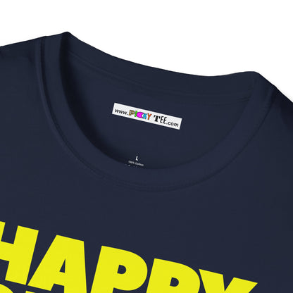HAPPY PLACE/PEACE Unisex Softstyle 100% Cotton T-Shirt
