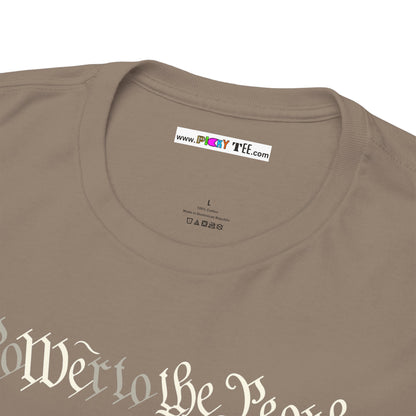 poWEr to THE PEOPLE Unisex Heavy Cotton Tee