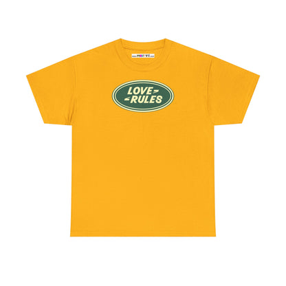 LOVE RULES Unisex Heavy Cotton Tee