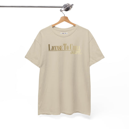 LICENSE TO CHILL 00Zzz Unisex Heavy Cotton Tee