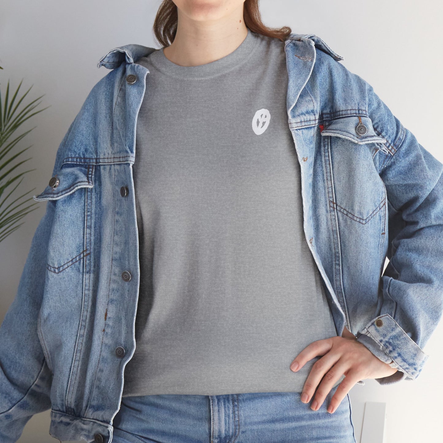 PEACEFULLY! Unisex Heavy Cotton Tee