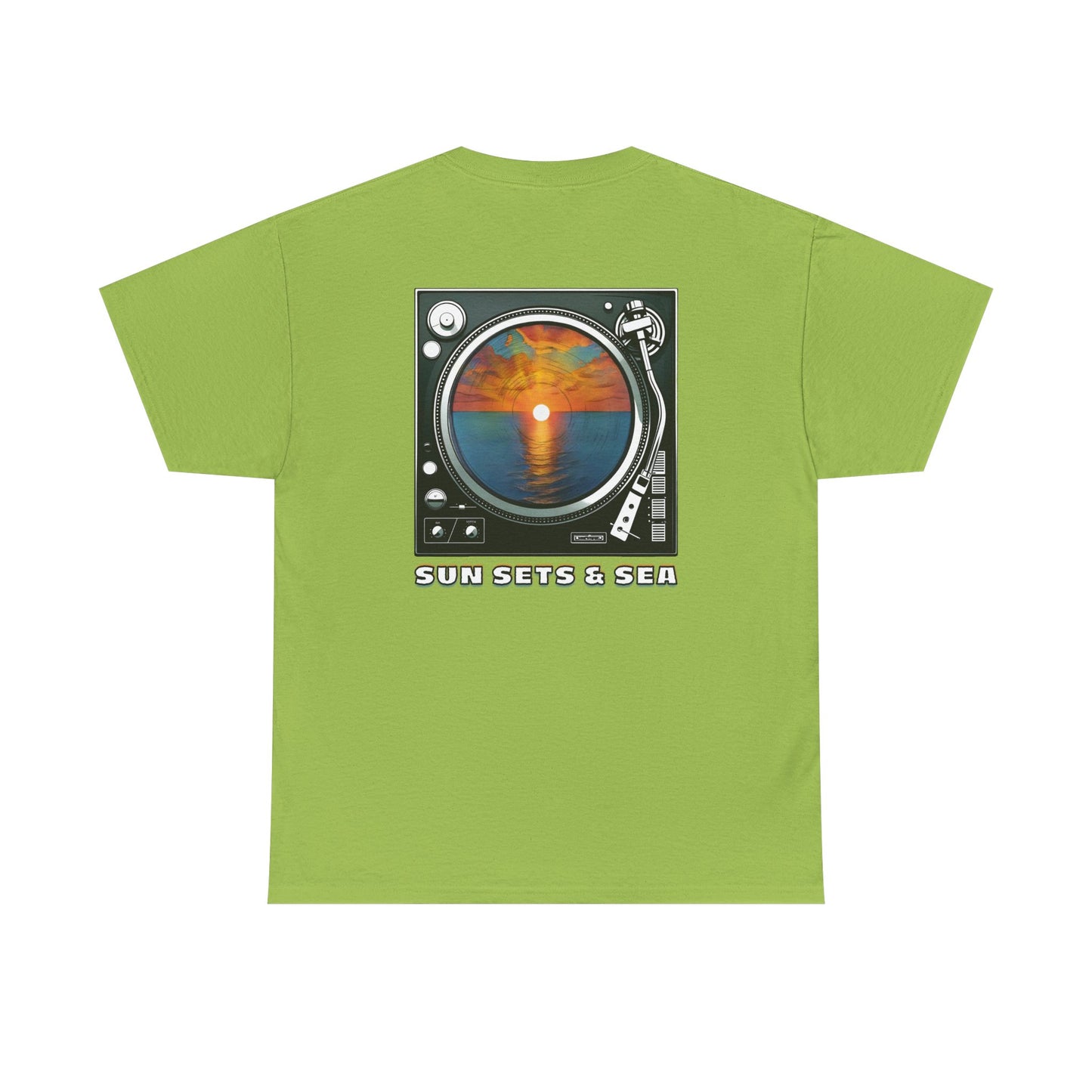 SUN SETS & SEA Unisex Heavy Cotton Tee