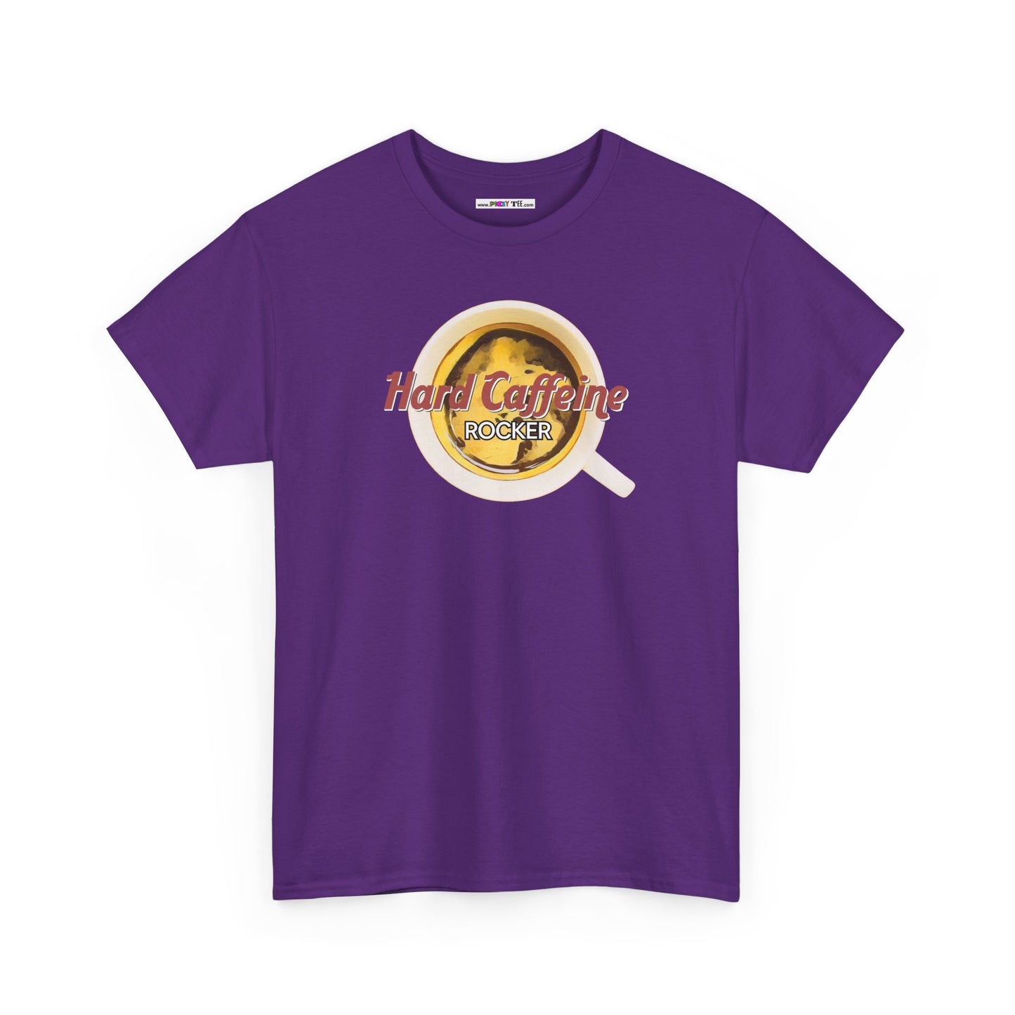 Hard Caffeine ROCKER Unisex Heavy Cotton Tee