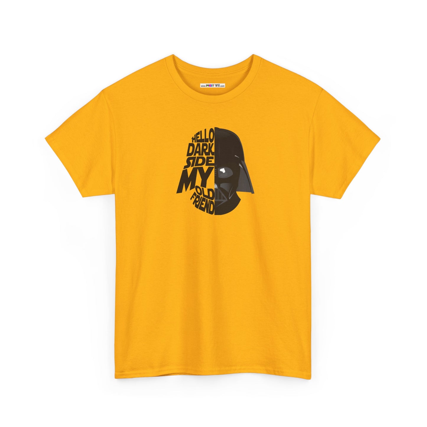 HELLO DARKSIDE MY OLD FRIEND Unisex Heavy Cotton Tee