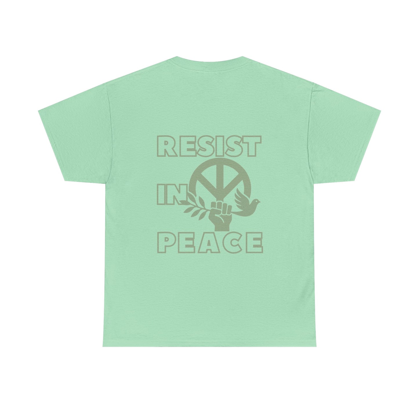 RESIST IN PEACE Unisex Heavy Cotton Tee