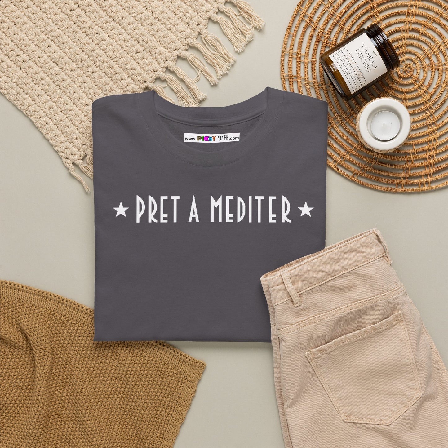 * PRET A MEDITER * Unisex Heavy Cotton Tee