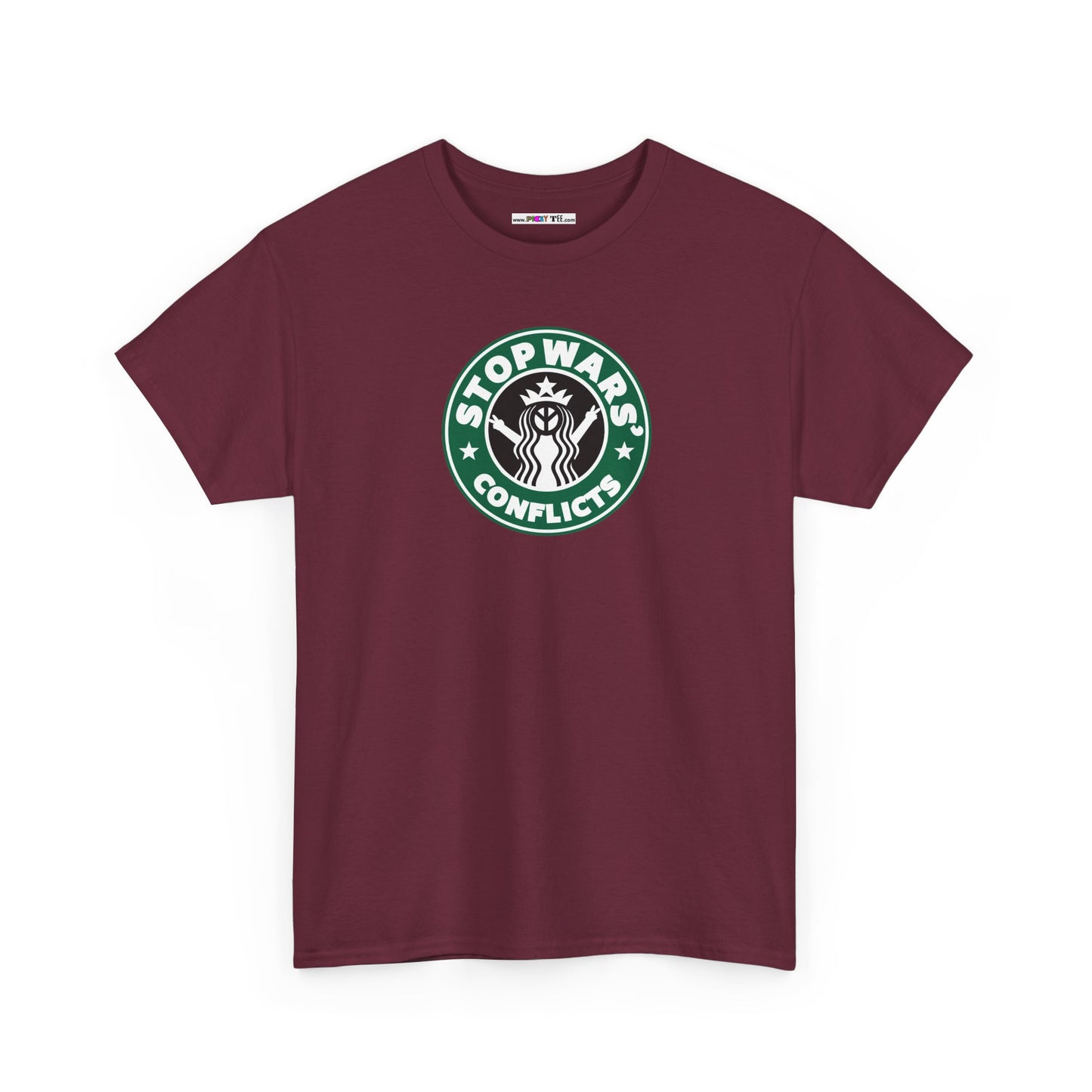 STOP WARS' CONFLICTS Unisex Heavy Cotton Tee
