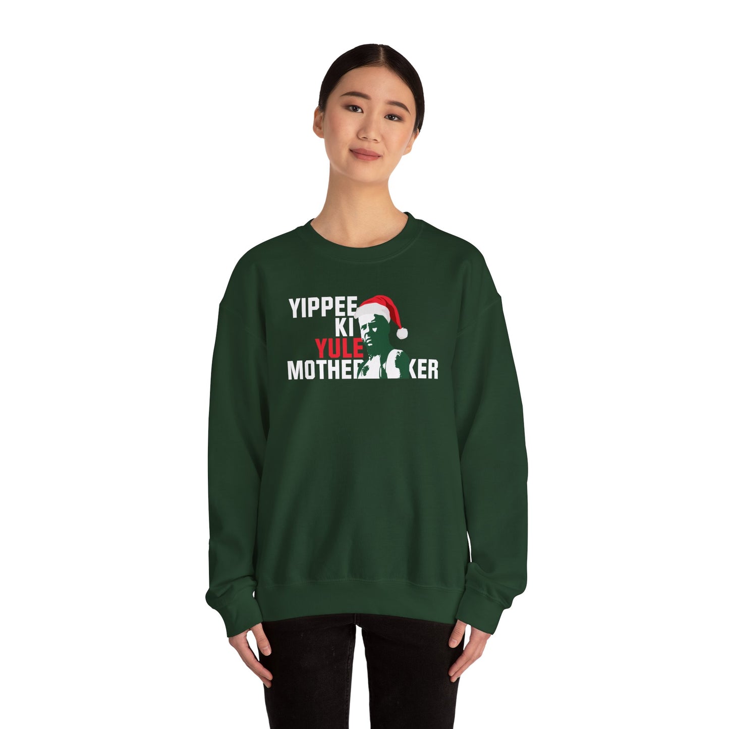 YIPPEE KI YULE MOTHER...KER  Unisex Heavy Blend™ Crewneck Sweatshirt